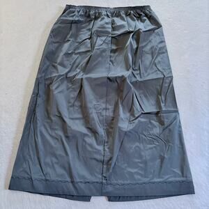 Vintage Val Mode Black Embroidered Half Slip Skirt Medium